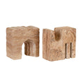 Rufus Rovine Set of 2 Bookends - Travertine