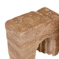 Rufus Rovine Set of 2 Bookends - Travertine