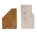 Rufus Strata Set of 2 Bookends - Butterscotch - Honeycombed Beige