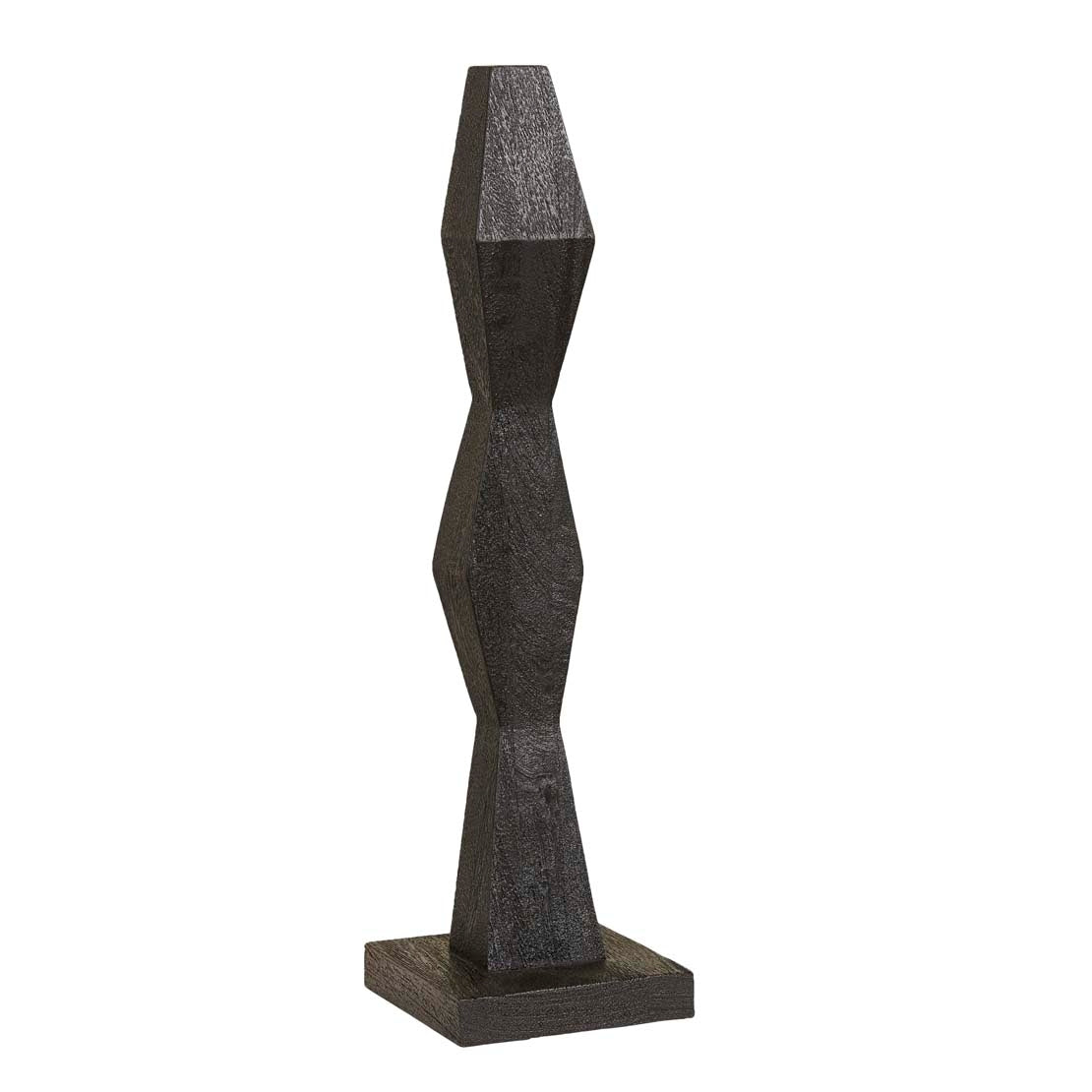 Theron Balance Sculpture - Sandblasted Black