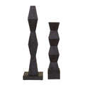 Theron Balance Sculpture - Sandblasted Black