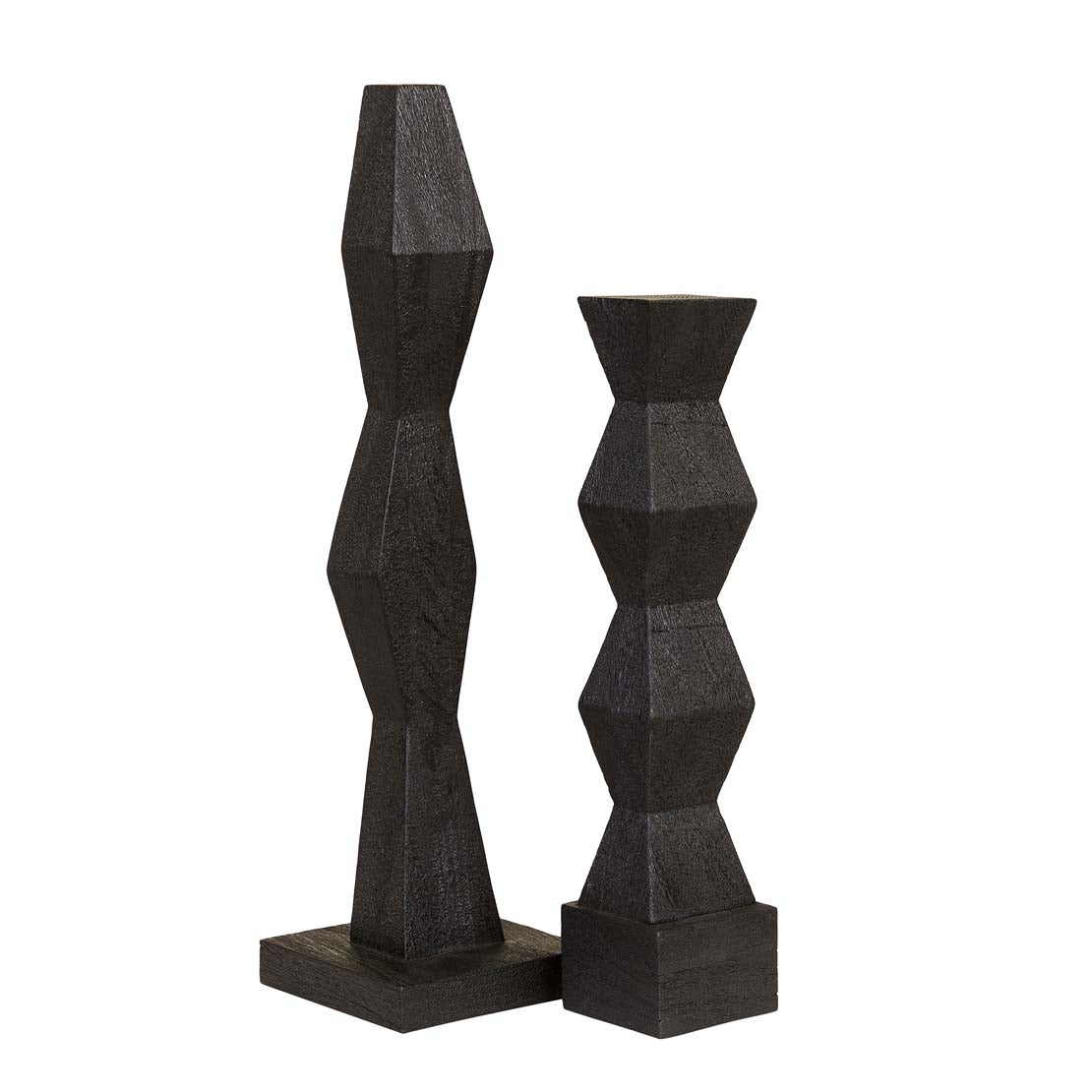 Theron Balance Sculpture - Sandblasted Black