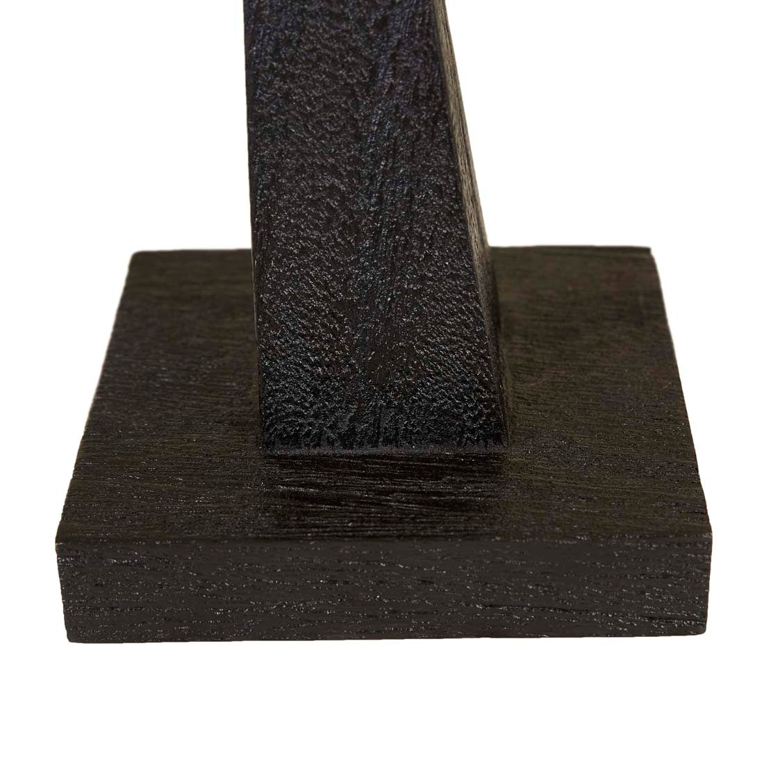 Theron Balance Sculpture - Sandblasted Black