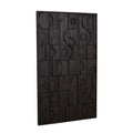 Theron Tile Wall Art - Sandblasted Black