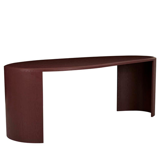 Oberon Curved Desks - Shiraz