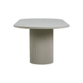 Benjamin Ripple Oval Dining Tables - Putty