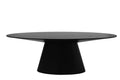 Classique Oval Dining Table - Matt Dark Oak