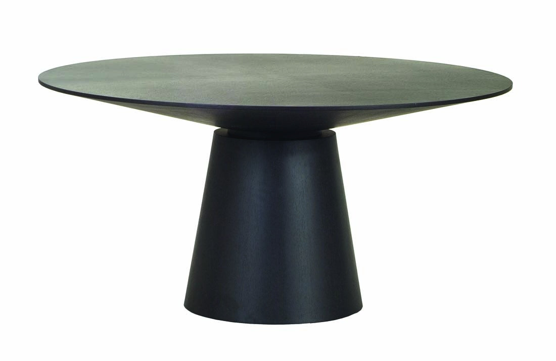 Classique Round Dining Tables - Matt Dark Oak