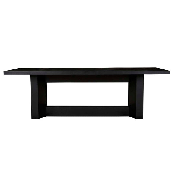 Cooper Dining Table - Matt Black Oak