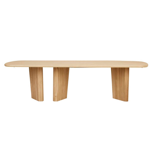 Jasper Asymmetric Dining Table - Oak