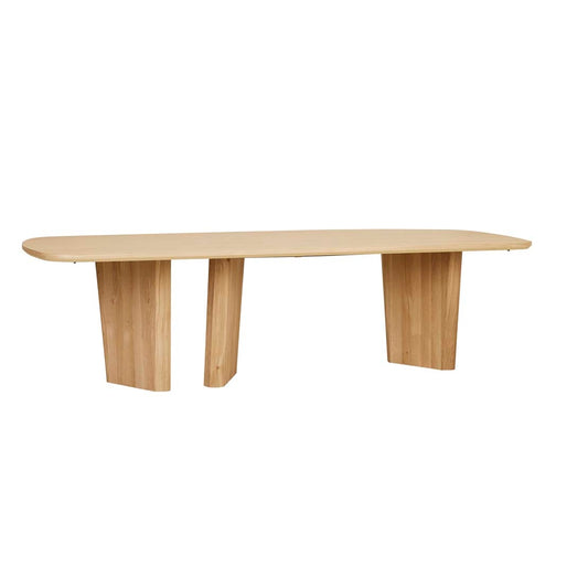 Jasper Asymmetric Dining Table - Oak