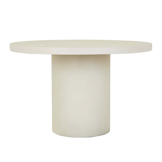 Petra Round Dining Table - Ivory