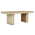 Porto Dining Table - Natural Oak - Shell