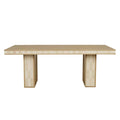 Porto Dining Table - Natural Oak - Shell