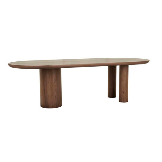 Seb Oval Dining Table - Walnut