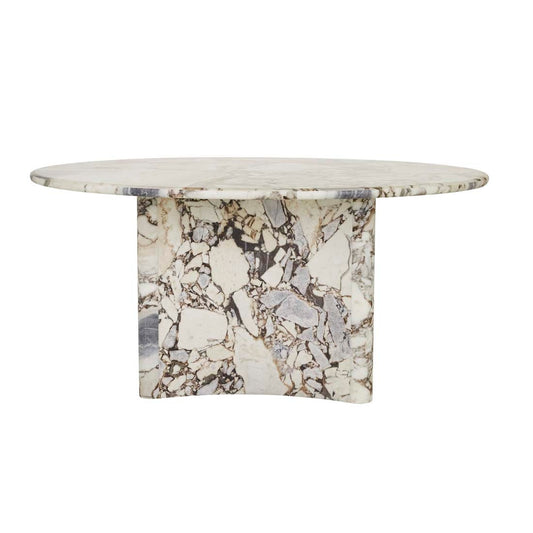 Verity Round Dining Table - Ocean Marble