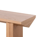 Carly 1.4m Oak Console Table - Natural