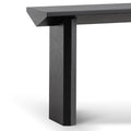 Carly 1.4m Oak Console Table - Black