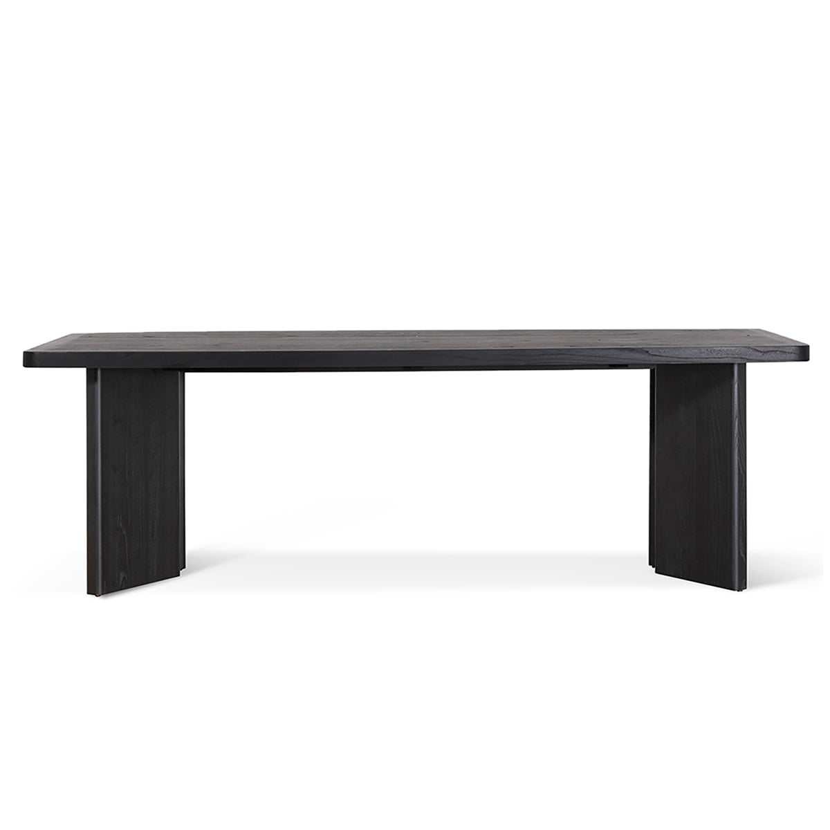 Munoz 2.4m Elm Dining Table - Full Black