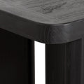 Munoz 2.4m Elm Dining Table - Full Black