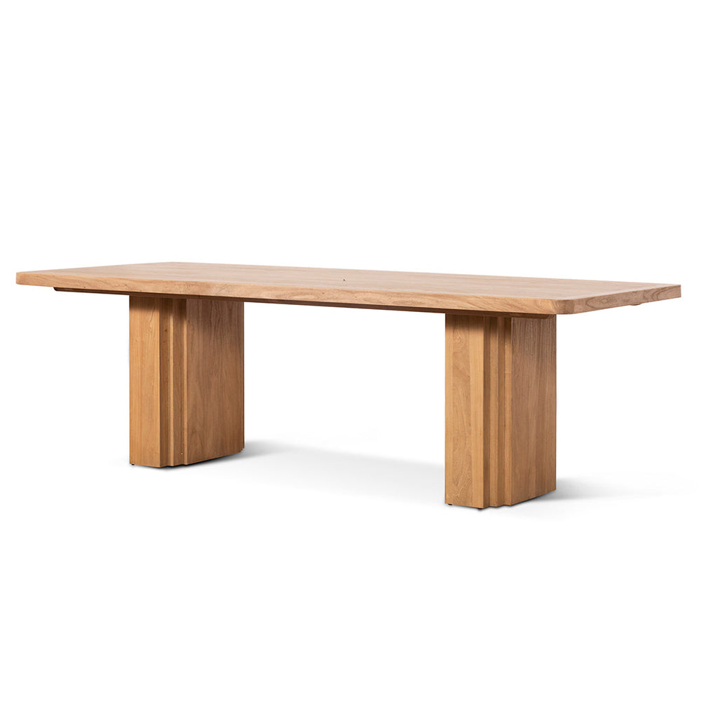 Kathleen 2.4m Elm Dining Table - Natural