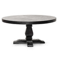 Kara 1.6m Round Dining Table - Full Black