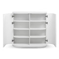 Elino 100cm Wooden Storage Cabinet - White