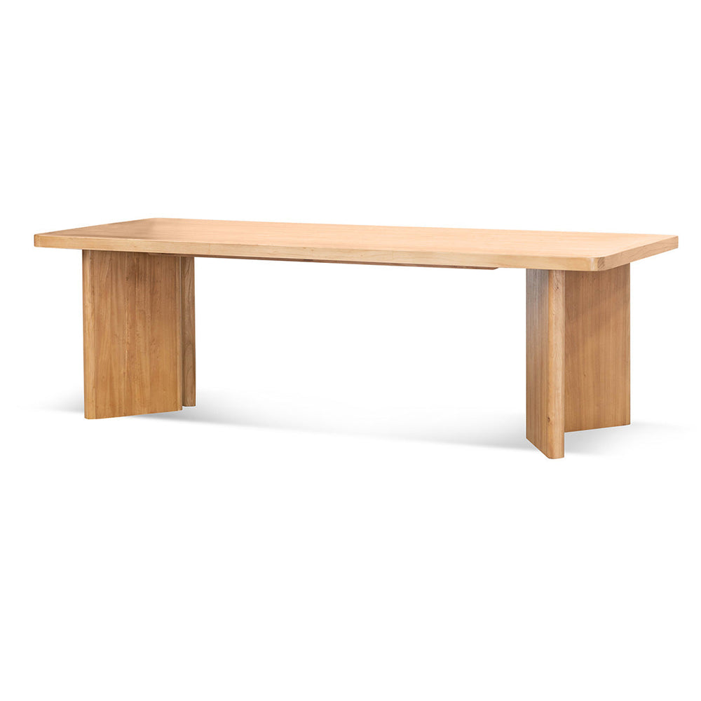 Munoz 2.4m Elm Dining Table - Natural