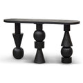 Miquel 1.6m Console Table - Full Black