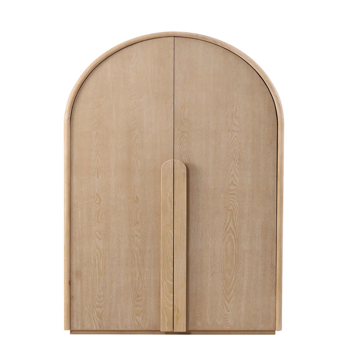 Alora 150cm (H) Ash Curve Cabinet - Natural