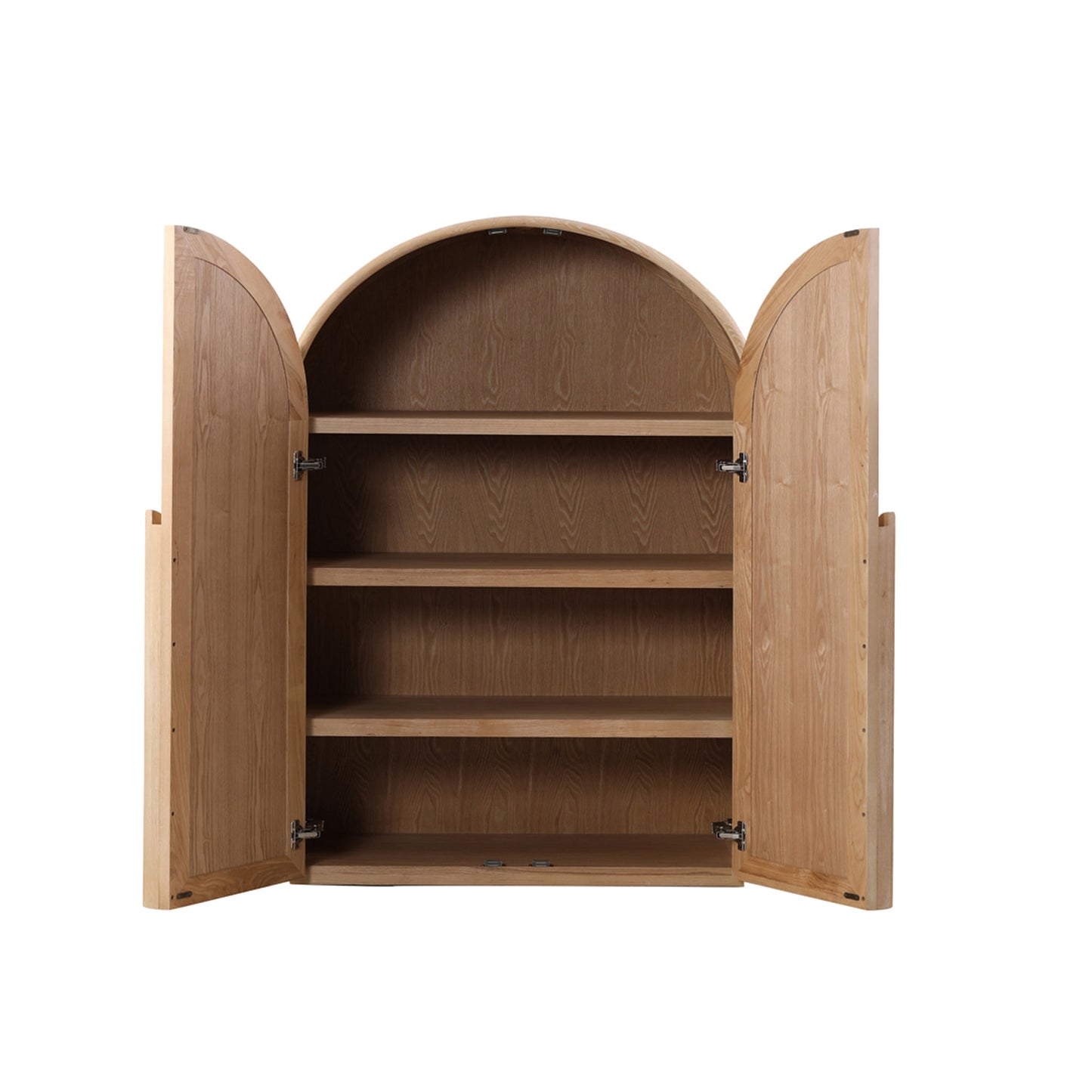 Alora 150cm (H) Ash Curve Cabinet - Natural