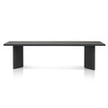 Munoz 3m Elm Dining Table - Full Black