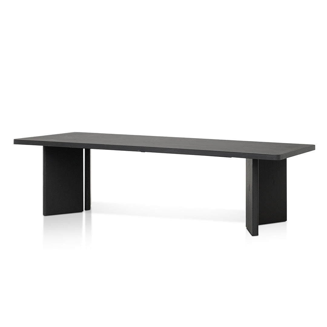 Munoz 3m Elm Dining Table - Full Black