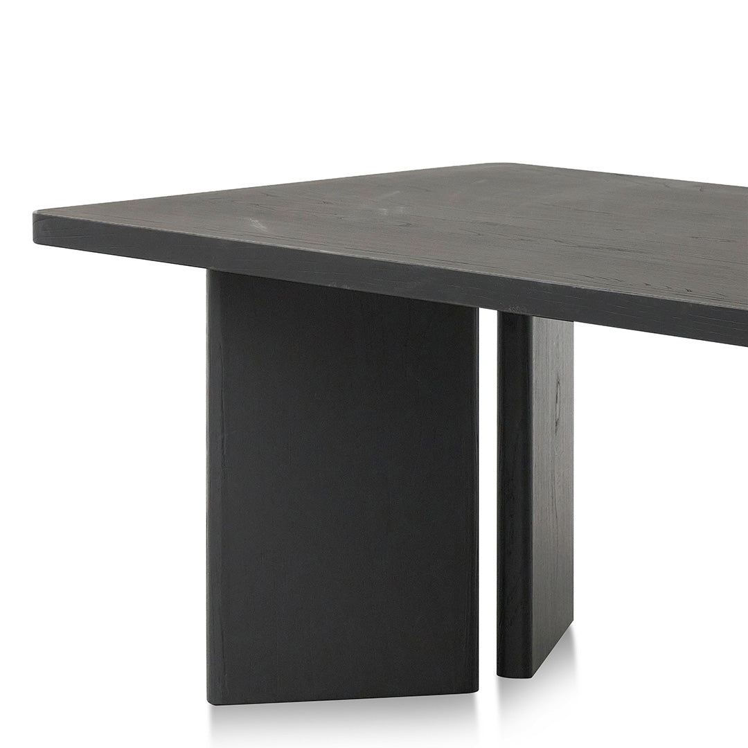 Munoz 3m Elm Dining Table - Full Black