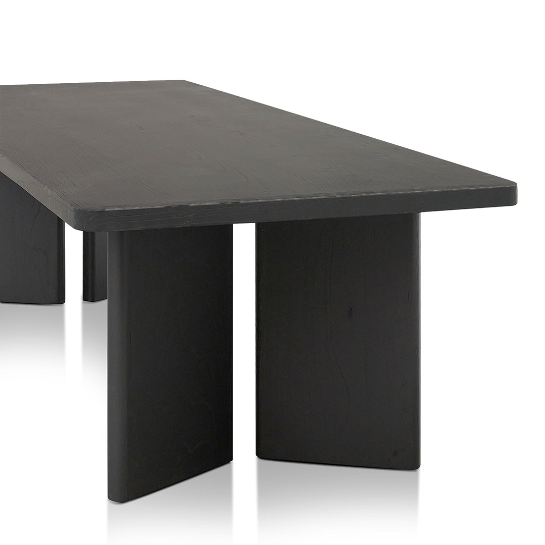 Munoz 3m Elm Dining Table - Full Black