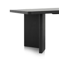 Munoz 3m Elm Dining Table - Full Black