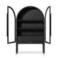 Vinter Glass Cabinet - Full Black