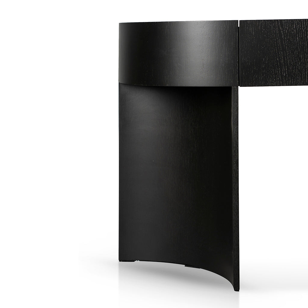 Ex Display - Sohvi 1.5m Console Table - Textured Espresso Black