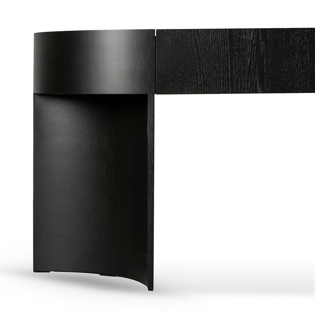 Ex Display - Sohvi 1.5m Console Table - Textured Espresso Black