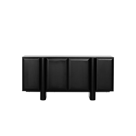 Ariyah 1.6m Sideboard Unit - Full Black