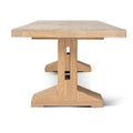 Doran 2.44m Elm Dining Table - Natural