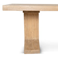 Doran 2.44m Elm Dining Table - Natural