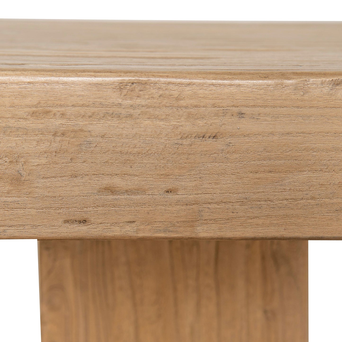 Doran 2.44m Elm Dining Table - Natural