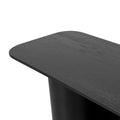 Jaya 1.5m Console Table - Textured Espresso Black