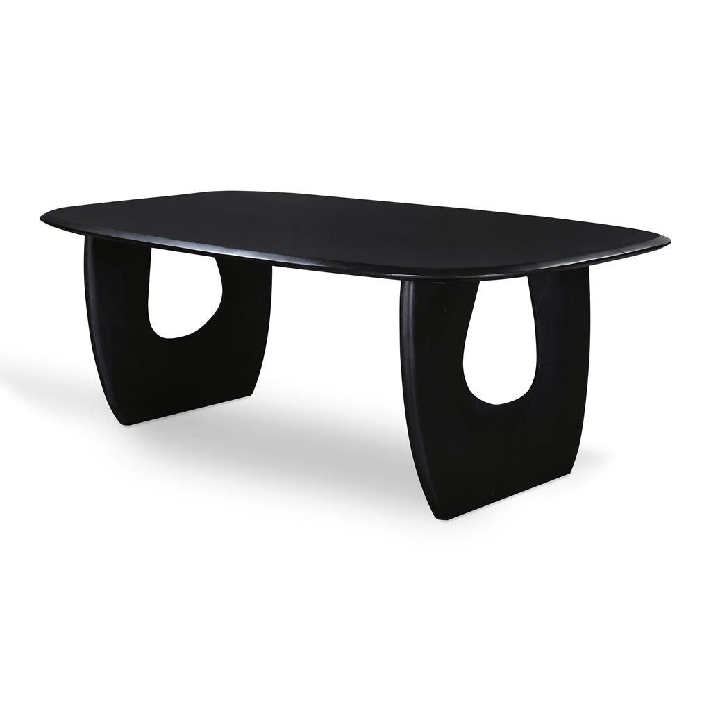 Anita 2.2m Dining Table - Full Black