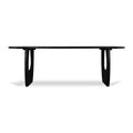 Anita 2.2m Dining Table - Full Black