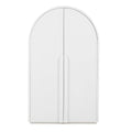 Alora 150cm (H) Ash Curve Cabinet - White