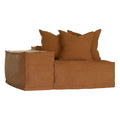 Hendrix Low Rider Sofa | One Seater Left Hand Arm