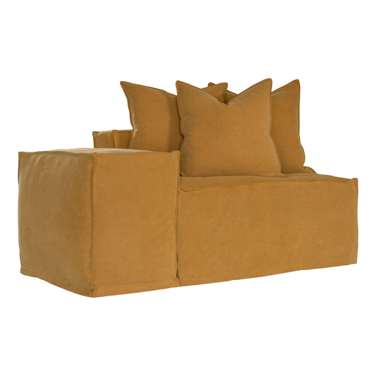 Hendrix Low Rider Sofa | One Seater Left Hand Arm