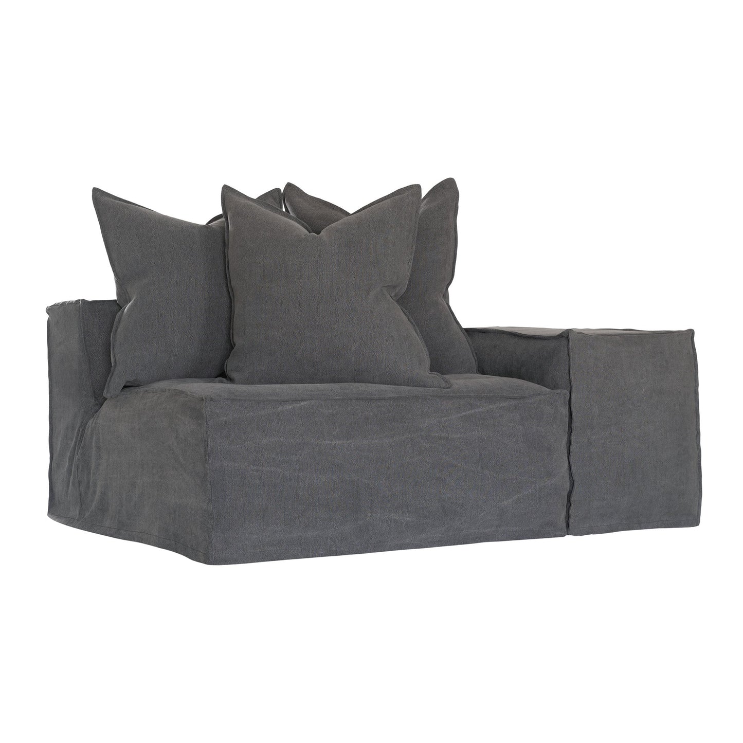 Hendrix Low Rider Sofa | One Seater Right Hand Arm